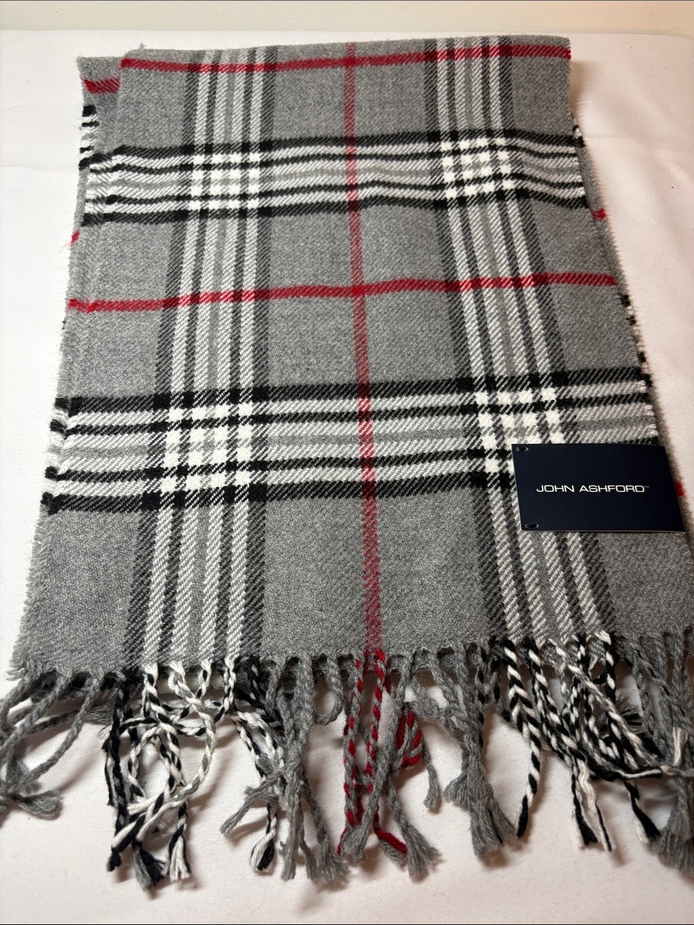 John Ashford NWT Acrylic 11”x64” Scarf